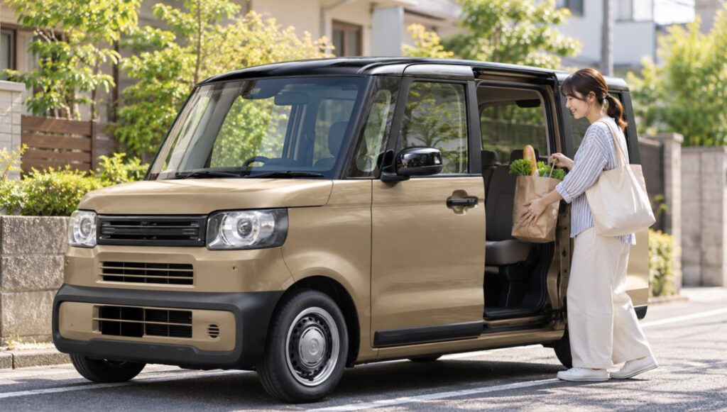 N-BOX JOYを街乗りや買い物に使うイメージ